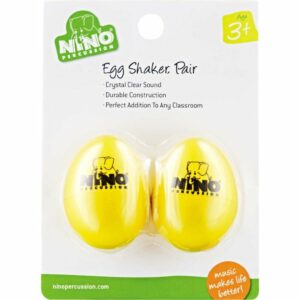 NINO 540Y-2 COPPIA MARACAS A OVETTO COLORE GIALLO 540-Y-2