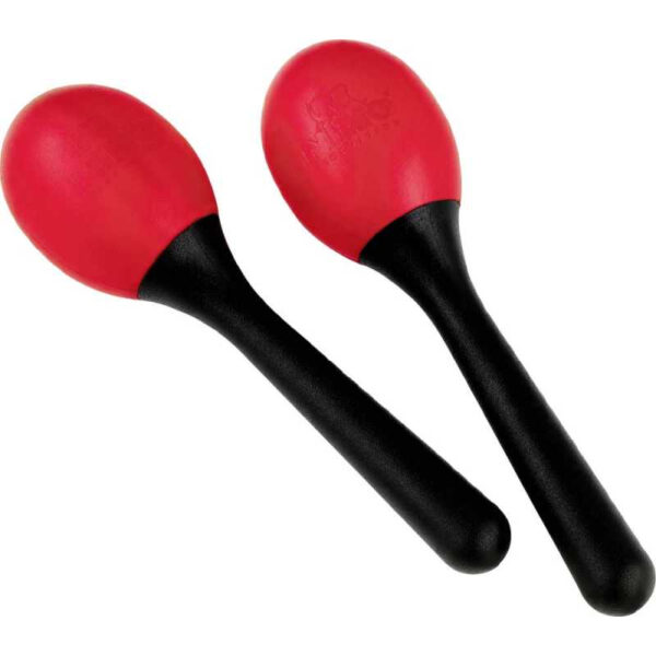 NINO 569R COPPIA MARACAS OVALI PER BAMBINI COLORE ROSSO