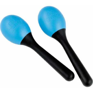 NINO 569SB COPPIA MARACAS OVALI PER BAMBINI COLORE AZZURRO