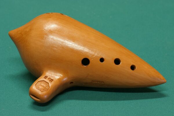 Fabio Menaglio Ocarina Di Budrio Do 5 Cromatica in terraccotta