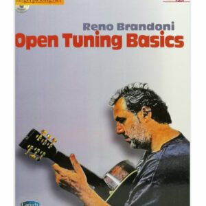 RENO BRANDONI OPEN TUNING BASICS LIBRO METODO PER CHITARRA CON CD EDIZIONE FINGERPICKING.NET