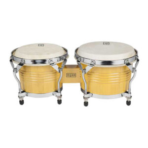 OQAN QPP-BI COPPIA BONGHI BONGO IN LEGNO NATURALE QPPBI