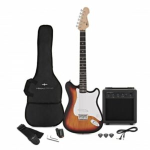 OQAN QGE-ST25SB KIT PACK CHITARRA ELETTRICA CON CUSTODIA E ACCESSORI COLORE SUNBURST
