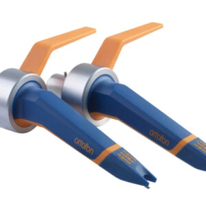 ORTOFON CONCORDE DJ MK2 TWIN COPPIA DI SHELL CON TESTINE E PUNTINE SFERICHE PER DJ