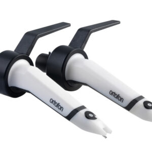 ORTOFON CONCORDE TWIN SCRATCH MK2  COPPIE DI SHELL CON TESTINE E PUNTINE SFERICHE PER DJ