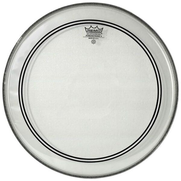 REMO P30313BP PELLE BATTERIA POWERSTROKE TRASPARENTE 13" PER TOM E RULLANTE P3-0313-BP