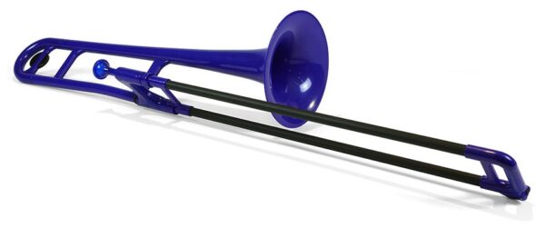 GEWA 700641 PBONE TROMBONE IN ABS PLASTICA CON BOCCHINO COLORE BLU