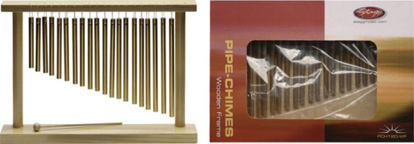STAGG  PCH120 BAR PIPE CHIMES CON BASE 20 BARRE CON BATTENTE