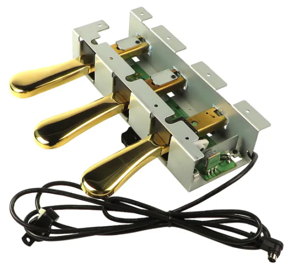 YAMAHA V005310R PEDALIERA DI RICAMBIO 3 PEDAL IPER CLP240  CLP330 CLP880