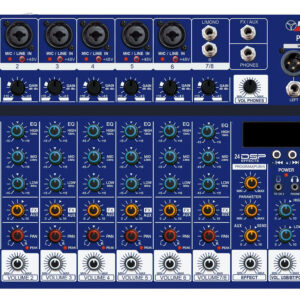AUDIODESIGN PMX.611 MIXER ANALOGICO 6 CANALI MONO CON EFFETTI USB BLUETOOTH