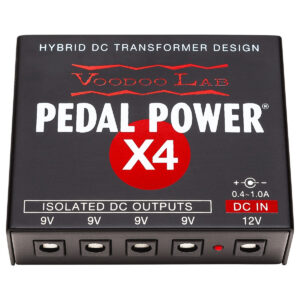 VOODOO LAB X4 PEDAL POWER  ALIMENTATORE PER PEDALINI MADE IN USA