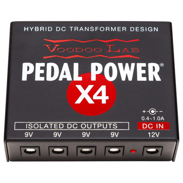 VOODOO LAB X4 PEDAL POWER  ALIMENTATORE PER PEDALINI MADE IN USA