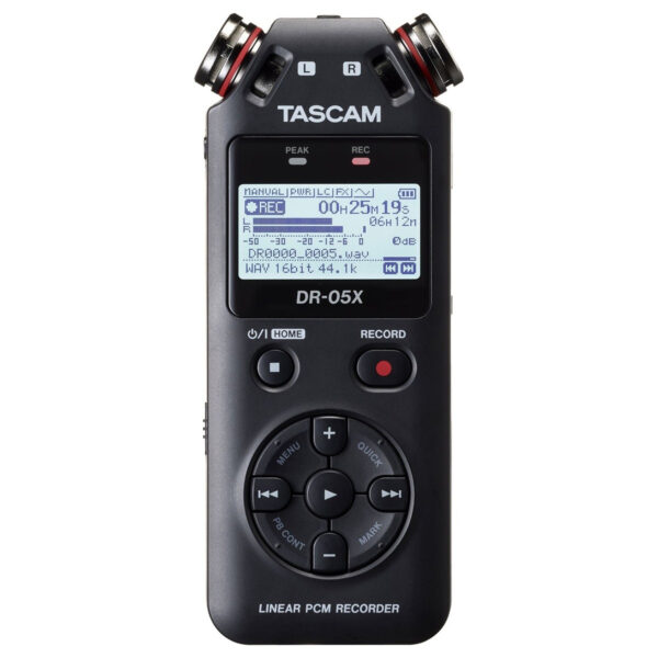 TASCAM DR-05X REGISTRATORE DIGITALE PALMARE CON INTERFACCIA USB DR05X