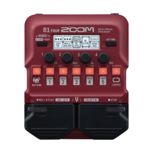 ZOOM 1B FOUR MULTIEFFETTO PER BASSO CON MODELLI DI AMPLIFICATORE, LOOPER E PATTERN RITMICI