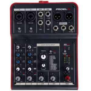 PROEL MQ6FX MIXER 6 CANALI CON EFFETTI DIGITALI MQ-6-FX