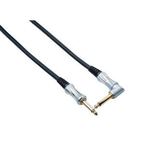 BESPECO PT100P Cavo per strumenti 1 MT – jack Ø 6,3 mm – jack Ø 6,3 mm 90°