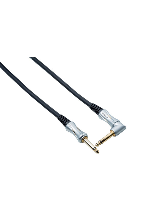 BESPECO PT100P Cavo per strumenti 1 MT - jack Ø 6,3 mm - jack Ø 6,3 mm 90°