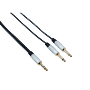BESPECO RCY300 CAVO JACK 6,3 STEREO/ 2 JACK 6,3 MONO LUNGHEZZA 3 MT RCY-300