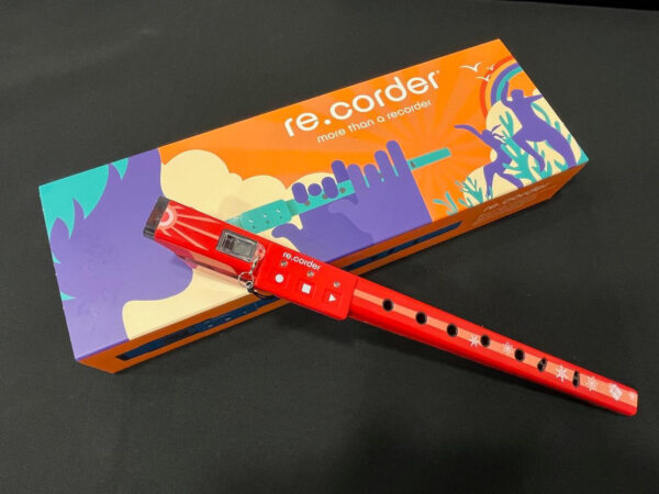 ARTINOISE RE.CORDER RED XMAS23 CHRISTMAS EDITION FLAUTO DOLCE ELETTRONICO DIGITALE MIDI WIRELESS BLU