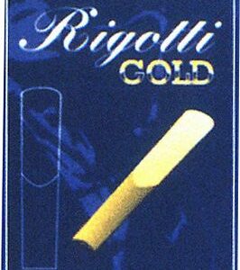 RIGOTTI SCATOLA ANCE 10 PEZZI GOLD PER SAX SASSOFONO ALTO 2,5 MEDIUM