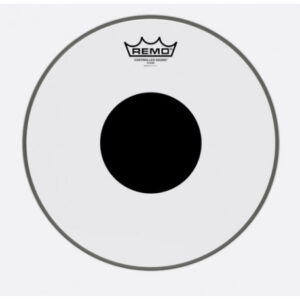 REMO CS031310 PELLE PER BATTERIA CONTROLLED SOUND BLACK DOT TRASPARENTE  13″ CS-0313-10