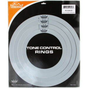 REMO RO-0246-00 SORDINA O-RINGS 4 PEZZI 10″ 12″ 14″ 16″ FUSION PER TOM RULLANTE E TIMPANO RO024600