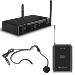 DB TECHNOLOGIES RW16BS RADIOMICROFONO WIRELESS CON MICROFONO ARCHETTO E RICEVITORE