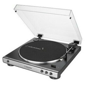 AUDIO TECHNICA  AT-LP60X USB GM GIRADISCHI CON TRASMISSIONE A CINGHIA CON USB GUNMETAL/BLACK