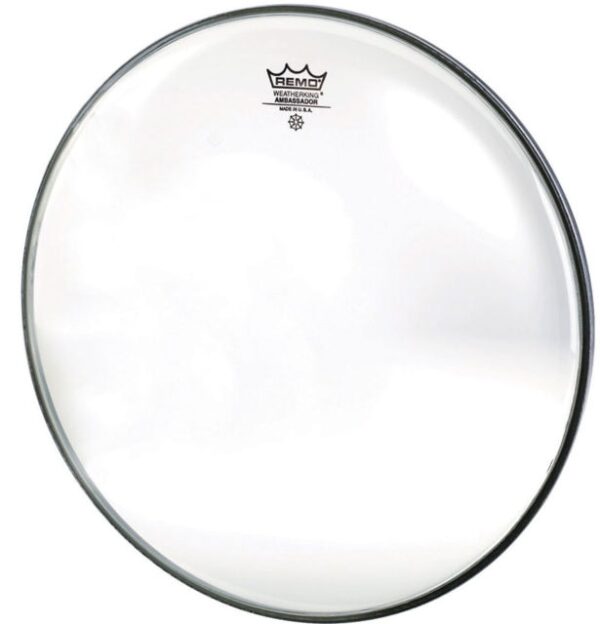 REMO BR132200 PELLE BATTERIA AMBASSADOR TRASPARENTE 22 " BR-1322-00