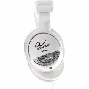 ALPHA AUDIO HP ONE CUFFIA STEREO COLORE BIANCO ADATTATORE JACK INCLUSO