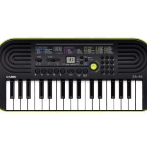 CASIO SA46 TASTIERA TASTIERINA PIANOLA 32 TASTI PICCOLI MINI SA-46 SFONDO VERDE