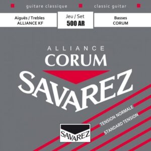 SAVAREZ 500AR ALLIANCE CORUM MUTA CORDE CHITARRA CLASSICA TENSIONE FORTE/NORMALE 500-AR
