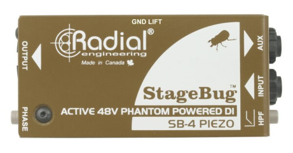 RADIAL SB4 STAGEBUG PIEZO DI BOX ATTIVA OTTIMIZATA PER PICK UP PIEZO SB-4