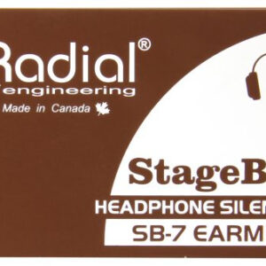RADIAL SB7 STAGEBUG HEADPHONE SILENCER INTERFACCIA CHE ANNULLA SEGNALE DI UN LATO CUFFIA SB-7