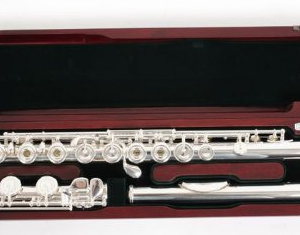 PEARL FLUTES PF695RB DOLCE FLAUTO TRAVERSO CON TESTATA IN ARGENTO FORI APERTI PF-695-RB