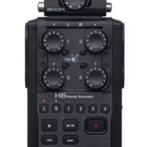 ZOOM H6 BLACK REGISTRATORE PALMARE A 6 TRACCE CON INTERFACCIA USB H-6