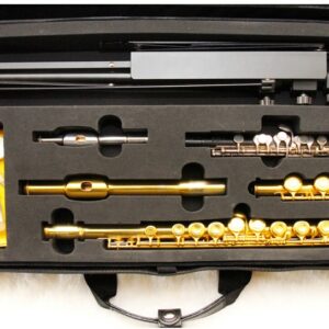 MYFLUTEBAGS MY FLUTE B ASTUCCIO ARTIGIANALE BORSA PORTA PER FLAUTO – OTTAVINO – LEGGIO E SPARTITI
