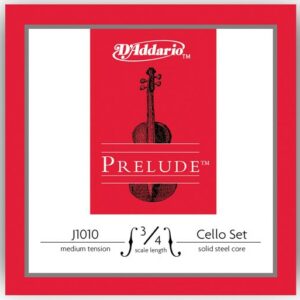 D’ADDARIO PRELUDE J1010  MUTA SET CORDE PER VIOLONCELLO 3/4 TENSIONE MEDIA CELLO
