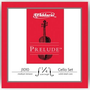 D’ADDARIO PRELUDE J1010  MUTA SET CORDE PER VIOLONCELLO 1/4 TENSIONE MEDIA CELLO