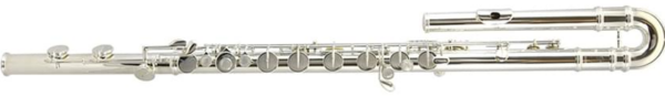 TREVOR JAMES  33253 FLAUTO TRAVERSO BASSO BASS FLUTE CON BOCCOLA ARGENTATA