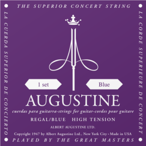 AUGUSTINE REGAL BLUE  MUTA DI CORDE PER CHITARRA CLASSICA TENSIONE ALTA HIGH TENSION