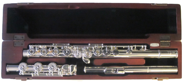 PEARL FLUTES PF795 RBE FLAUTO TRAVERSO ARGENTO FORI APERTI CON MI SNODATO  PF795RBE