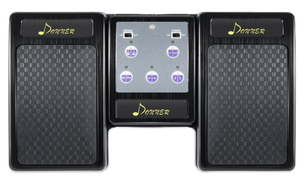 DONNER DBM-1-IT PEDALE VOLTA PAGINA BLUETOOTH PEDALIERA WIRELESS VOLTA PAGINE RICARICABILE