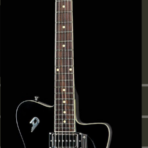 DUESENBERG DCB-BK CARIBOU BLACK CHITARRA ELETTRICA CHAMBERED NERA DCB-BK