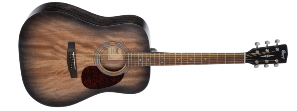 CORT EARTH 60M OPTB CHITARRA ACUSTICA DREADNOUGHT OPEN PORE TRANS BLACK