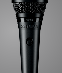 SHURE PGA-58-XLR MICROFONO CARDIOIDE DINAMICO PER VOCE – CONNETTORE XLR PGA58XLR