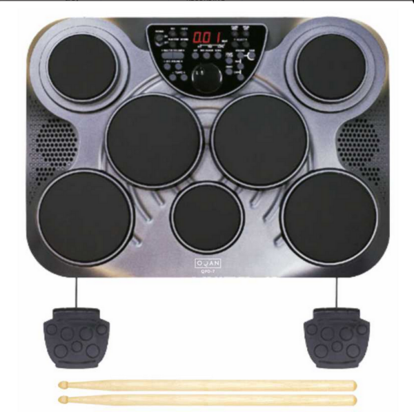 OQAN QPD-7 BATTERIA ELETTRONICA DA TAVOLO 7 PAD