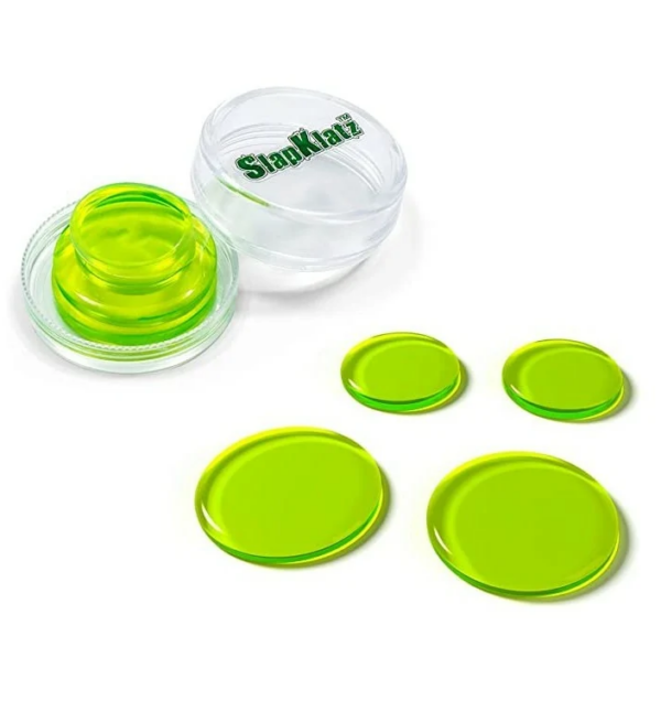 SLAPKLATZ SLAP-2324C-AG KIT 4 SORDINE IN GEL PER BATTERIA COLORE VERDE
