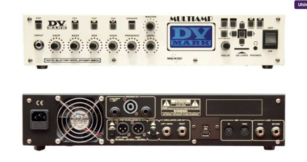 DV MARK MULTIAMP TESTATA PER CHITARRA 500W CON PROCESSORE MULTIEFFETTI DVMARK