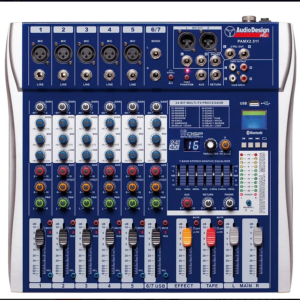 AUDIODESIGN PMX2.511 MIXER ANALOGICO 5 CANALI MONO CON EFFETTI USB BLUETOOTH